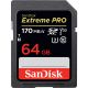 SanDisk Extreme Pro Pro Sd Card (170MB/s 90MB/s) เมมโมรี่การ์ด ความเร็ว อ่าน 170MB/s เขียน 90MB/s