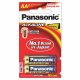 Panasonic ถ่านอัลคาไลน์ LR6T/2B AA  Alkaline Battery แพ็ค 4 ก้อน