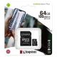 Kingston Micro Sd Card Canvas Select Plusn 100MB-64GB เมมโมรี่การ์ด