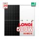 Longi 580W เเผงโซล่าเซลล์หลงจี่ 580วัตต์