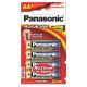 Panasonic ถ่านอัลคาไลน์ LR6T/2B Alkaline Battery AA-P4  AA (แพ็ค 4 ก้อน)