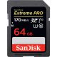 SD Sandisk Extreme Pro(170MB/s 90MB/s)-64GB