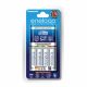 Panasonic eneloop AA P4 / K-KJ55MCC40T เครื่องชาร์จ+ถ่านEneloop AA4