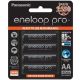 Panasonic eneloop pro AA Pack 4 2550mAh ถ่านชาร์จแพ็ค 4 ก้อนสีดำ ของแท้ รับประกัน 6 เดือน