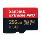 SanDisk Extreme Pro MICROSDXC UHS-I CARD 256 GB Micro Sd Card (ไมโครเอสดีการ์ด) (SDSQXCD-256G-GN6MA)