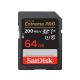 64 GB SD CARD (เอสดีการ์ด) SANDISK EXTREME PRO SDXC UHS-I CARD (SDSDXXU-064G-GN4IN)
