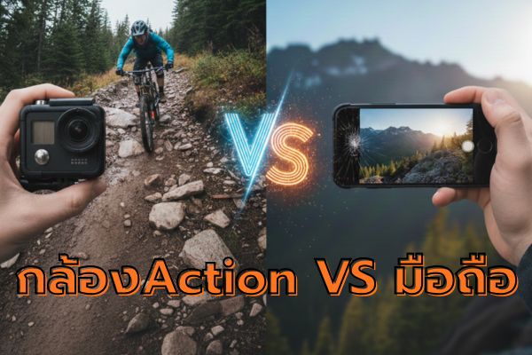 ทำไมถึงต้องเลือกซื้อ Action Cam vs  มือถือ